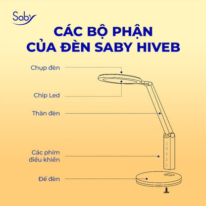 [QUÀ TẶNG] Đèn học Saby HiveB