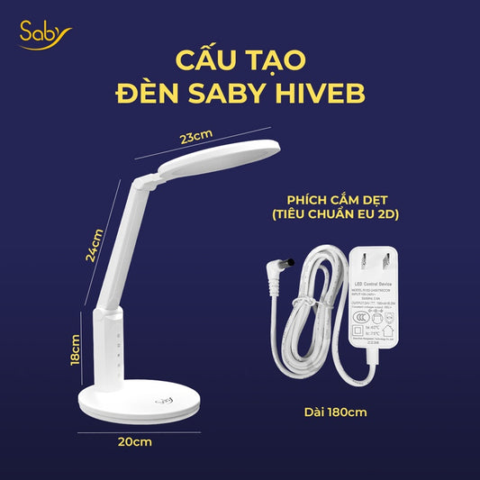 [QUÀ TẶNG] Đèn học Saby HiveB