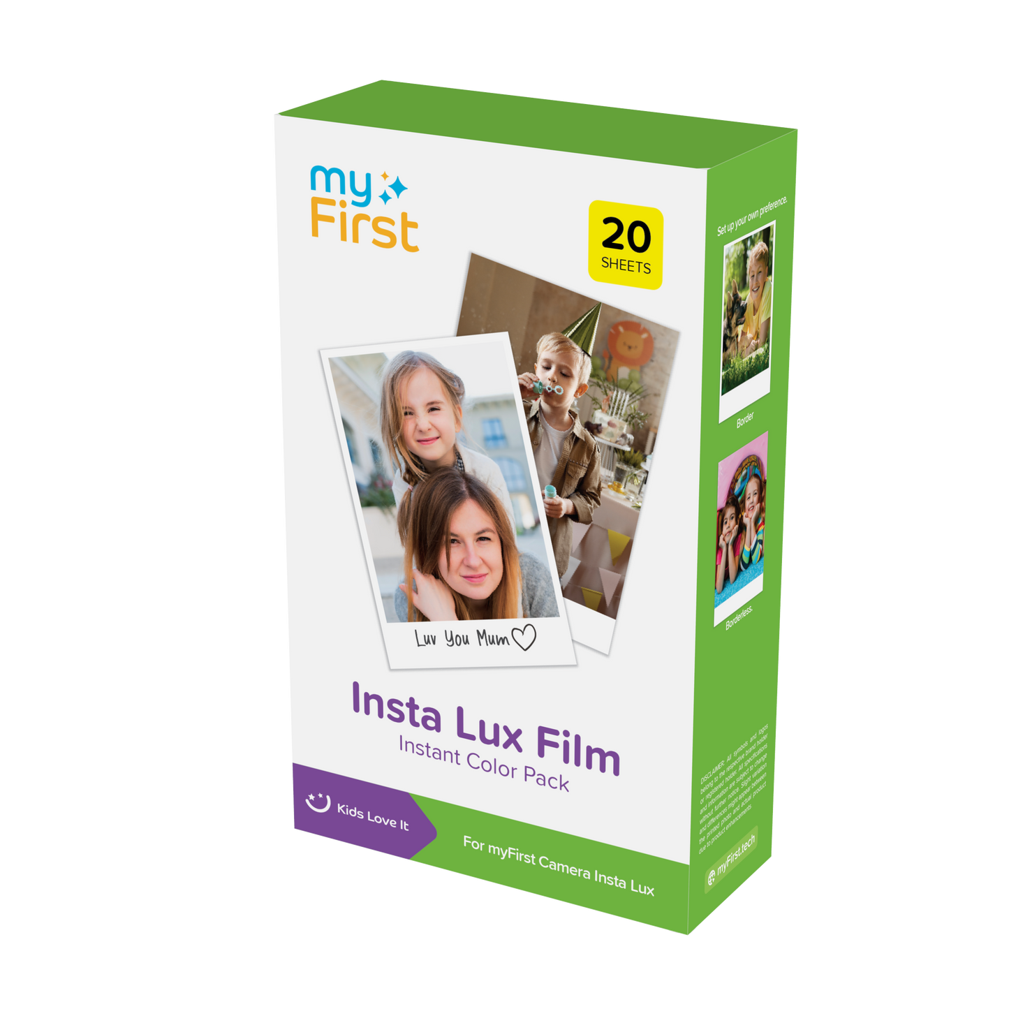 Giấy in ảnh lấy ngay kèm hộp mực cho myFirst Camera Instalux